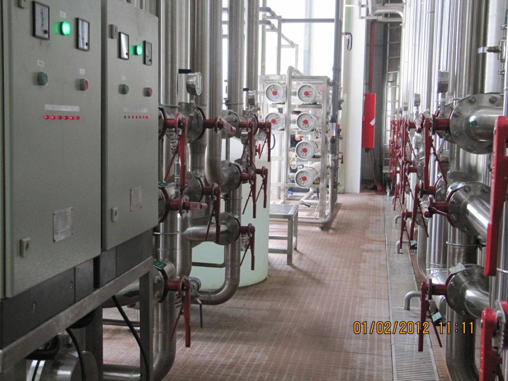 飲料(liao)廠20m3ph純水係統(tong)